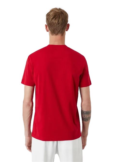 Pima jersey T-shirt with logo print EMPORIO ARMANI | T-shirt | 8N1TN5 1JPZZ0343